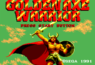 Screencap of Golden Axe Warrior video game